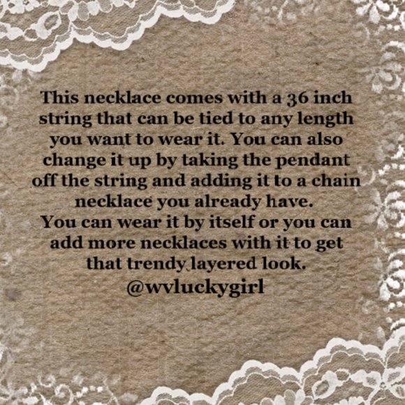 Necklace Pendant Black & Gold Adjustable Size 5276 - Picture 8 of 8